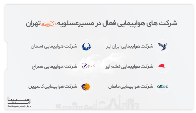 بلیط عسلویه به تهران